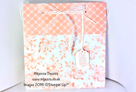 Stampin' Up!® Fresh Florals Large Gift Bag by Nigezza Creates