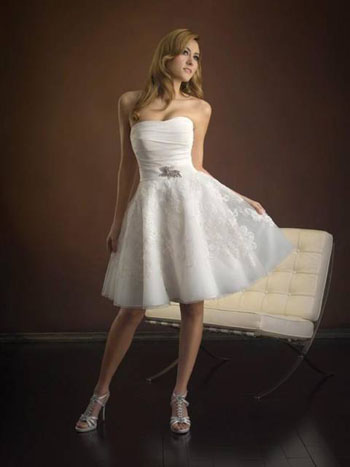 Empire Short Wedding Dresses