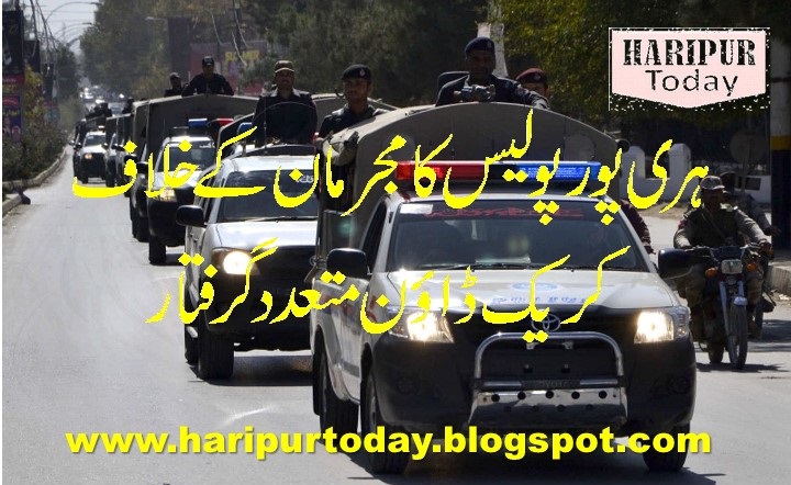 Haripur Police in Action 