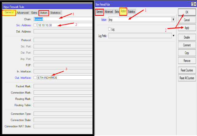 Cara Blok Internet Pada Mikrotik Berdasarkan Ip Address