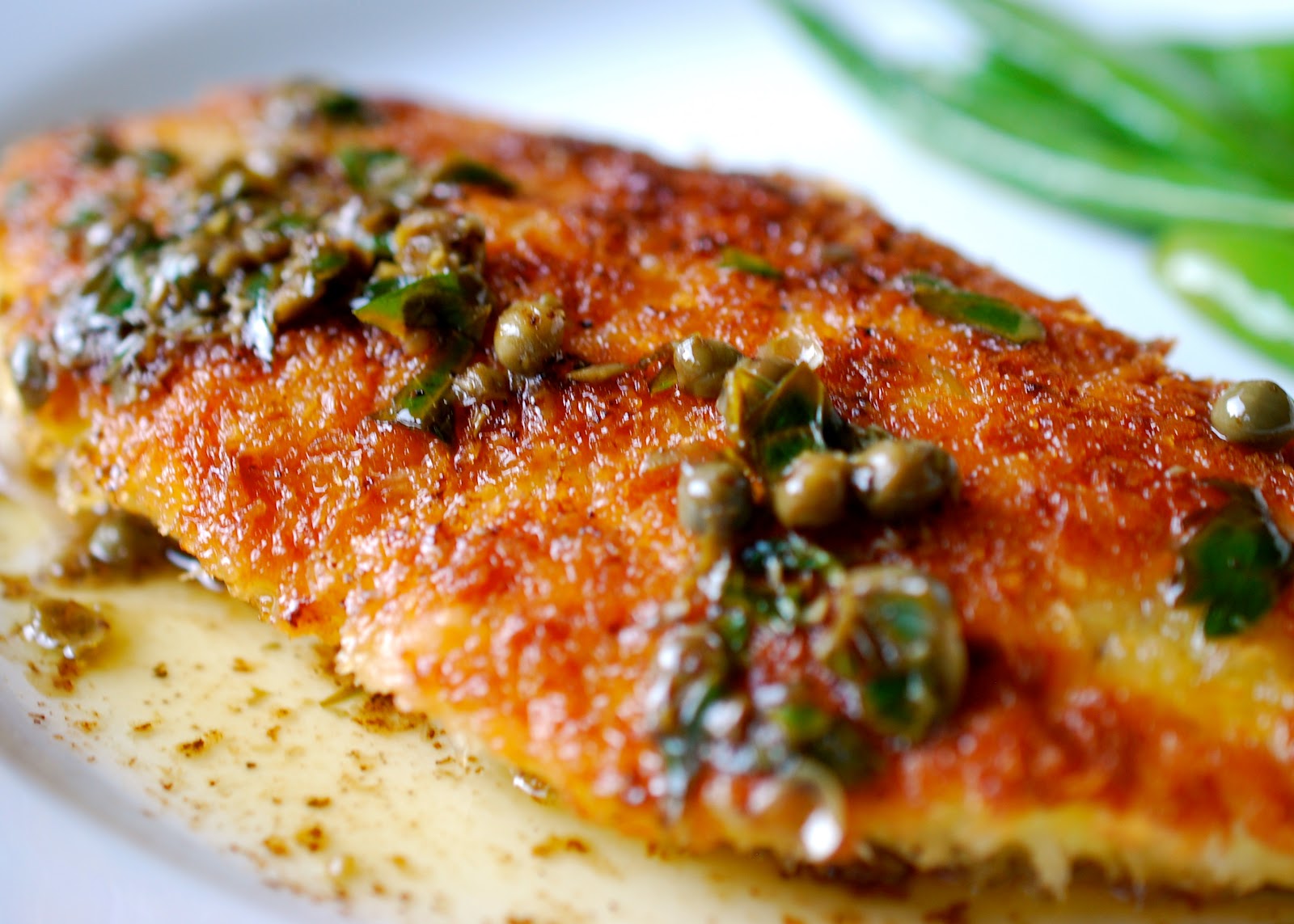 Lemon Sauce with Chicken butter to Larue: sauce  make how Cooking chicken Caper a with for Schnitzel