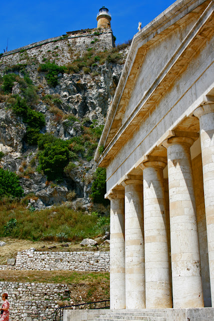  the church of St. George - Agios Georgios, Kerkira, Corfu. 