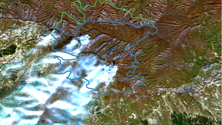 Παπίκιο Όρος: Κάηκαν 17.000 στρέμματα – Η δορυφορική εικόνα