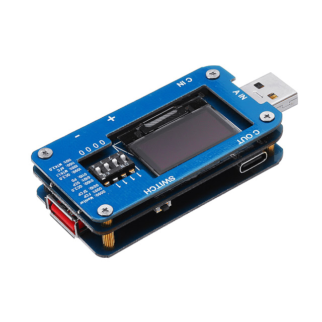 QC2.0 3.0 Type-C PD3.0 FCP AFC SCP MTK Fast Charge PD Protocol Controller Test Board USB Tester 