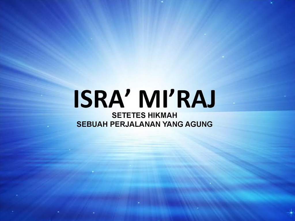 Kisah Isra' Mi'raj