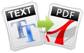 Text to PDF Conversion