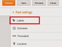 Cara Membuat Label Di Blog 