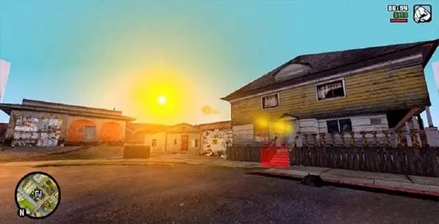 GTA San Andreas DirectX Lens Flare Android
