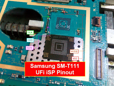 ISP PinOut Samsung SM-T111