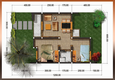 Sketsa  Desain Interior Rumah  Minimalis  Type  36 