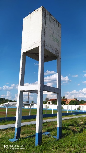 Gestão Belezinha conclui instalação do novo poço artesiano para o abastecimento de água do Estádio Municipal Lucídio Frazão