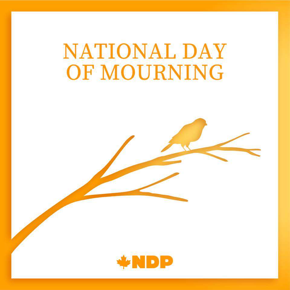 National Day of Mourning Wishes Beautiful Image