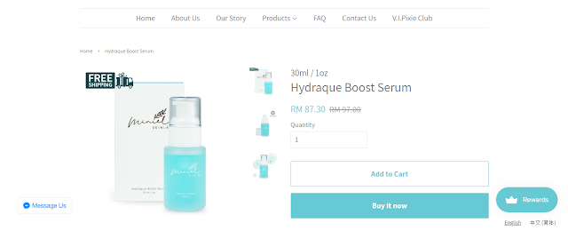 Review; Miniel Skinlab's Hydraque Boost Serum