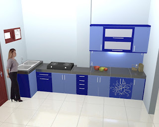 Kitchen Set Minimalis Bentuk L