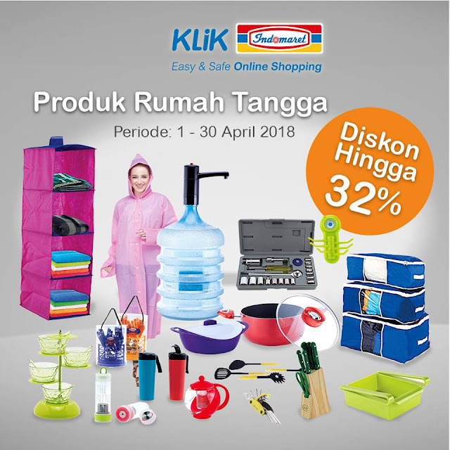 Dapatkan Produk Rumah Tangga DISKON hingga 32%