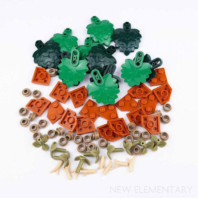 5 lego parts