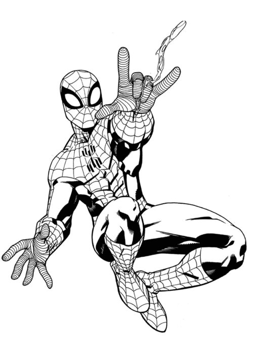 Spiderman coloring pages Free Coloring Pages