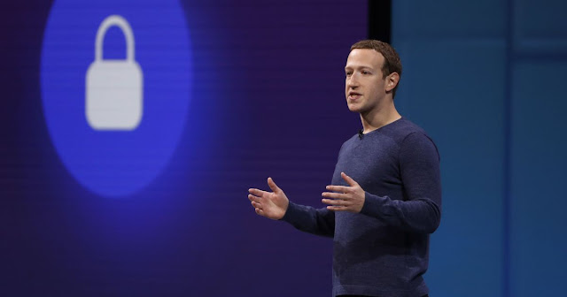 Facebook chief says internet firms in 'arms race' for democracy.