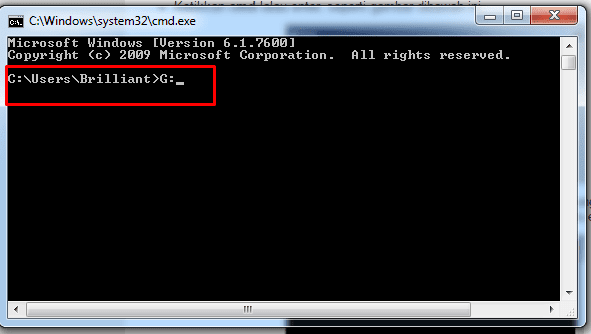 Cara menampilkan file yang disembunyikan virus di flashdisk menggunakan CMD