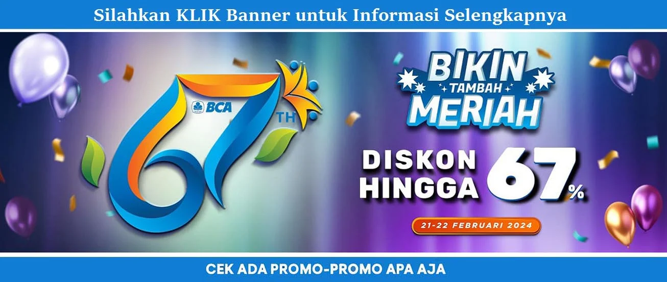 Promo HUT BCA 67