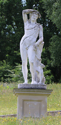 A replica of the statue of Bacchus, Painshill