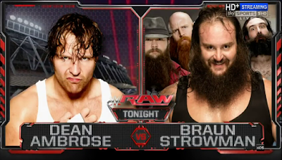 Dean Ambrose vs Braun Stroman RAW Full Match 21032016 