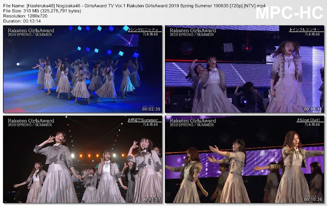 Nogizaka46 Girlsaward Tv Vol 1 Rakuten Girlsaward 19 Spring Summer Ntv Hashiruka48