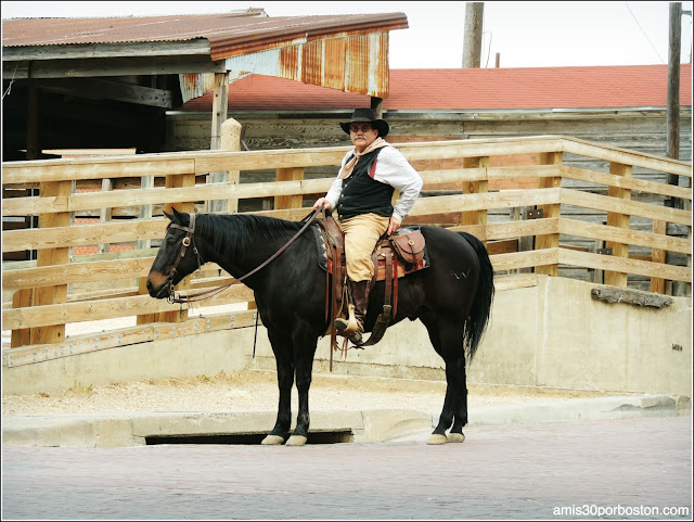 Vaqueros en Fort Worth Stockyards, Texas