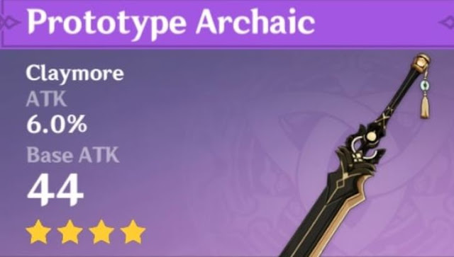 Prototype Archaic Genshin Impact