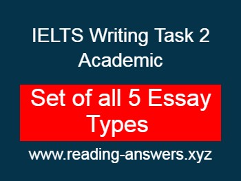 Sample ielts writing task 2 academic - Set of all 5 essay types