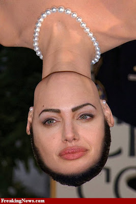 angelina jolie uside down photoshoped celebrity