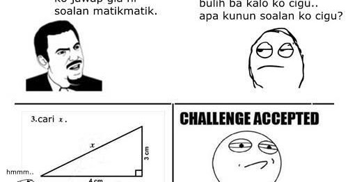 Lawak soalan matematik ~ Sabahan Troll