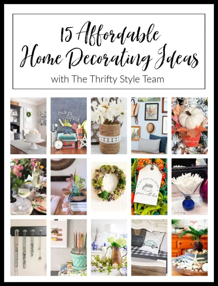 Thrifty Style Team decor collage