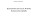 Quantitative Structure Activity Relationship (QSAR)