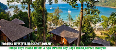 <img src="Resort & Spa.jpg" alt="Bunga Raya Island Resort & Spa;Polish Bay,Gaya Island Borneo Malaysia The Present Panorama Eksotic">