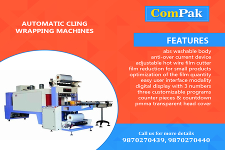Automatic Cling Wrapping Machines Manufacturers - compak.in