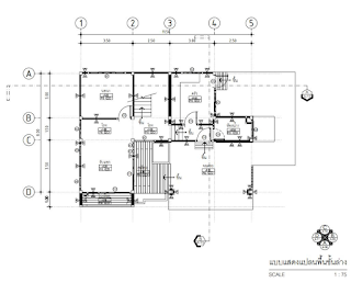 บ้านชั้นครึ่งสไตล์มูจิ 3ห้องนอน 2ห้องน้ำ [แบบบ้าน SHERA14]