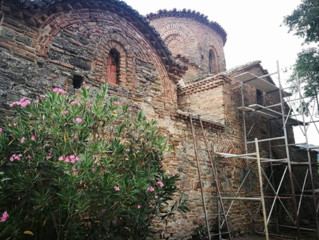 St. Mary's Church in Permet is undergoing restoration