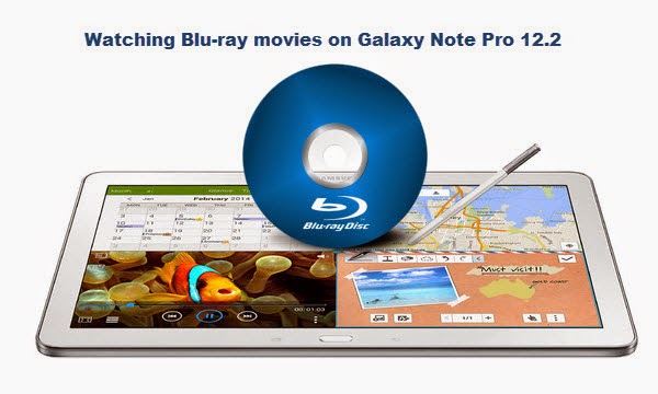 Convert Blu-ray Movies to Galaxy NotePro 12.2 for watching