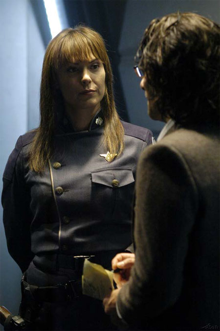 michelle forbes star trek. Michelle Forbes in costume as