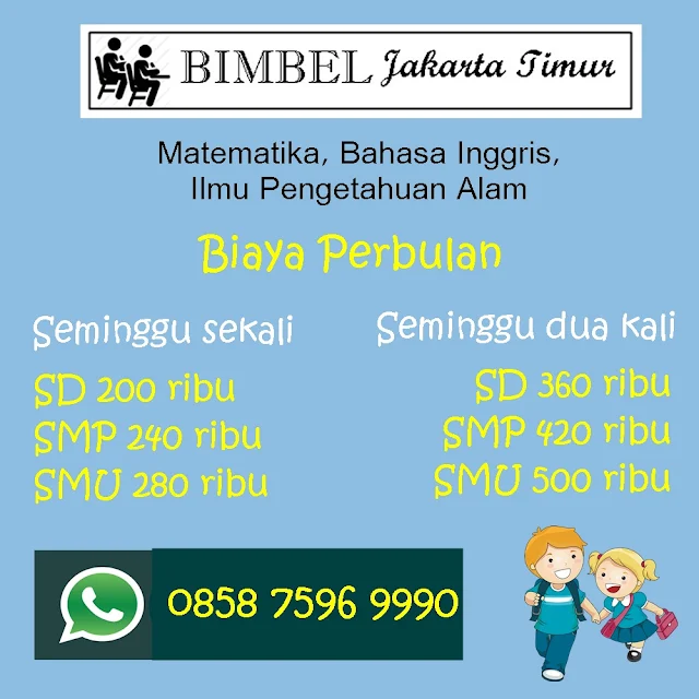 Bimbel Jakarta Timur | Bimbel Diah Jakarta Timur | WA : +6285875969990