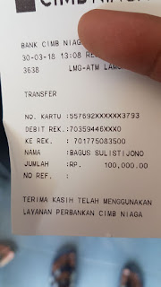 TARIF TIKET TRAVEL