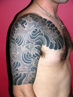 ink tattoo,  flower tattoo