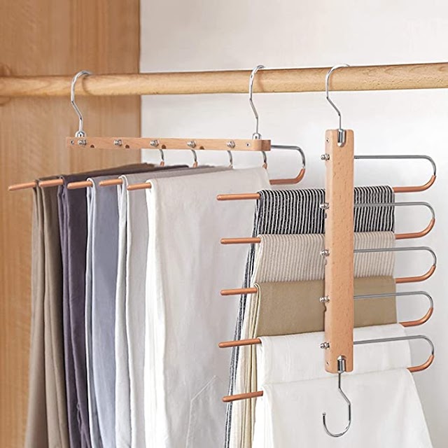 Magic Trouser Rack Hanger Buy on Amazon and Aliexpress