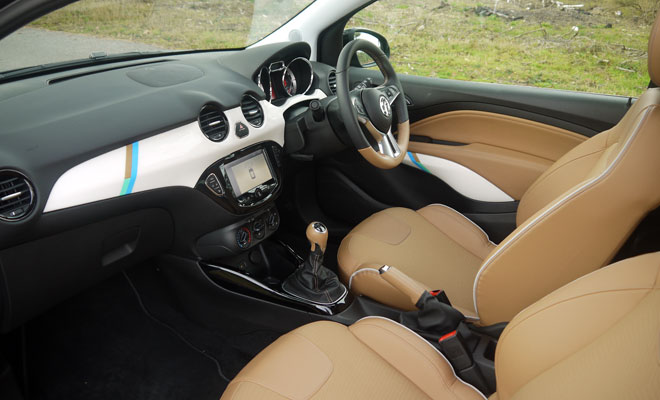 Vauxhall Adam Rocks Air front interior