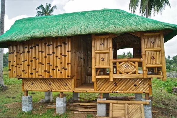 Desain Interior Rumah Bambu