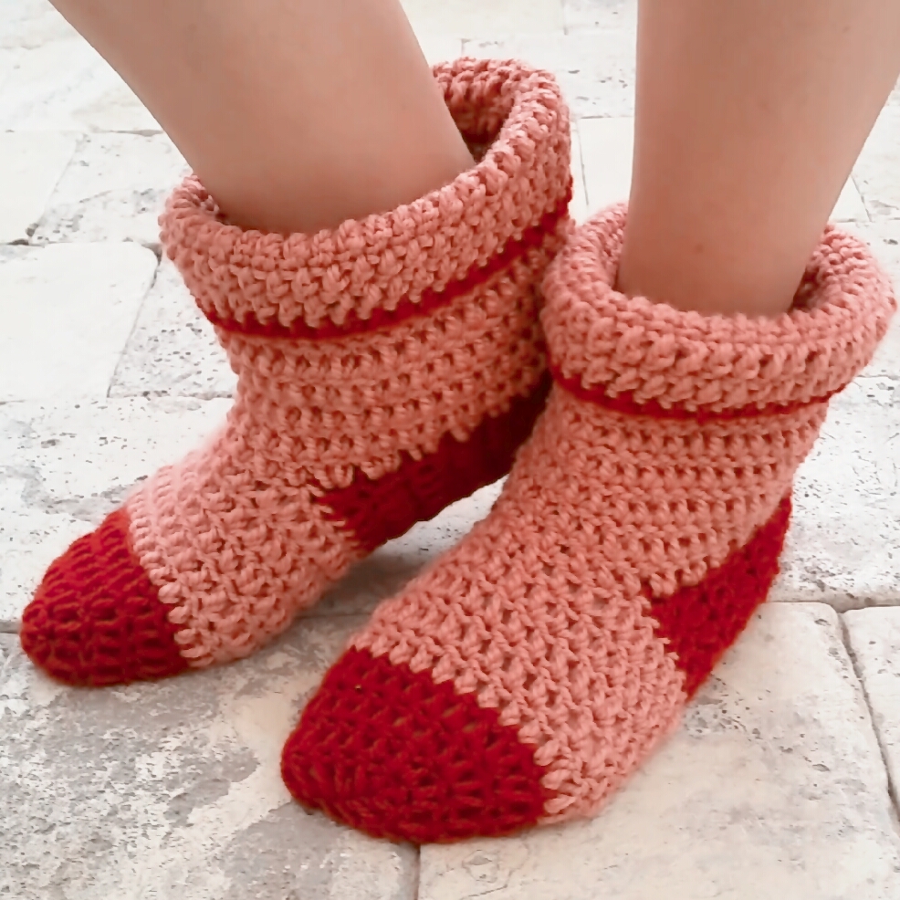 Botas para Casa a Crochet - Ahuyama Crochet