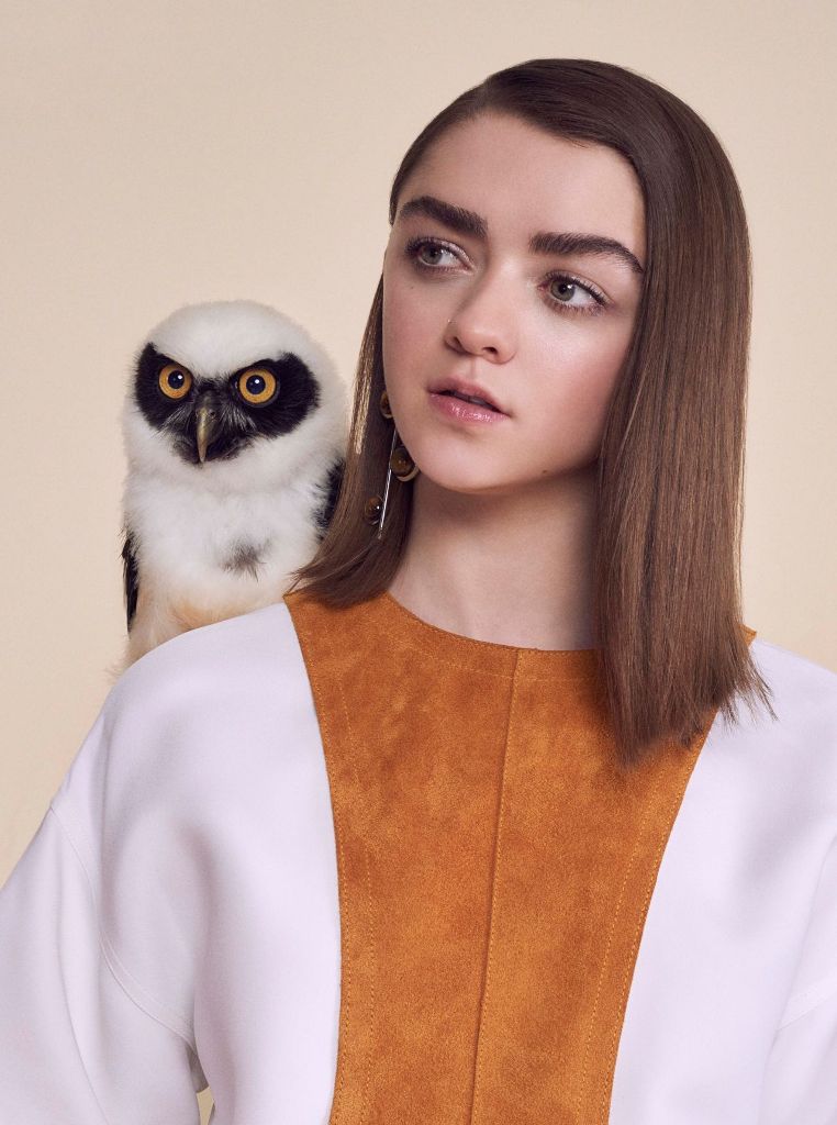 maisie williams beauty model photo instyle uk magazine