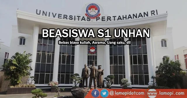 Beasiswa full universitas pertahanan 2021/2022