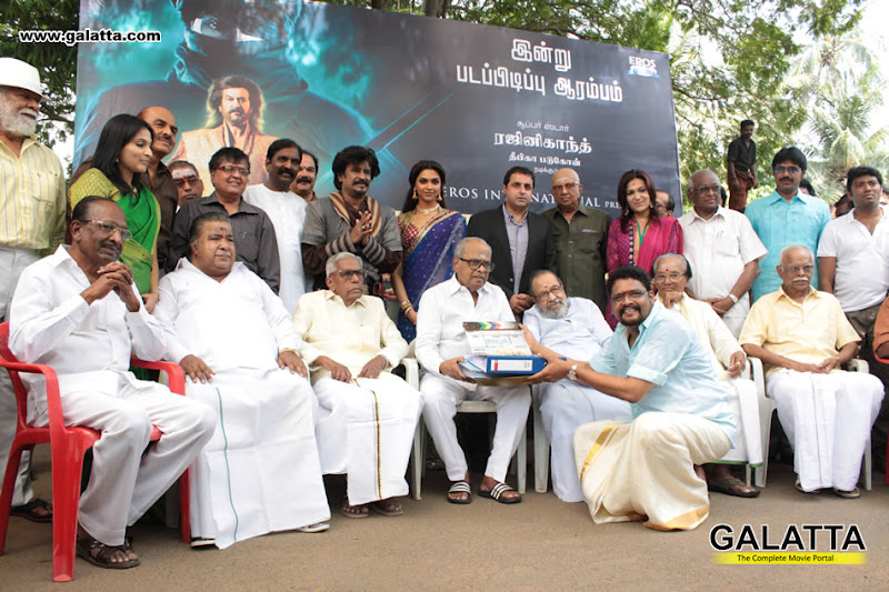 SuperStar Rajini new movie Rana Launch Photos event pictures